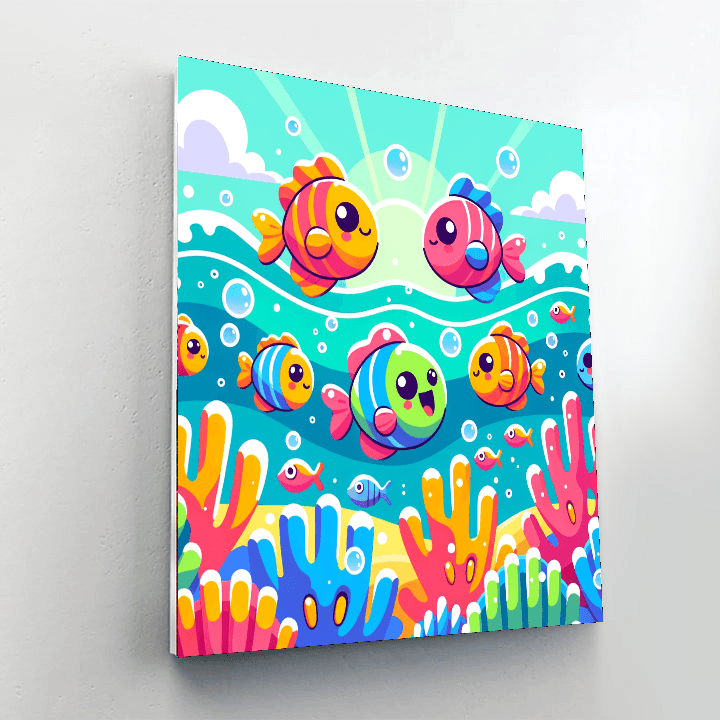 Wonderful Underwater World Paint By Number