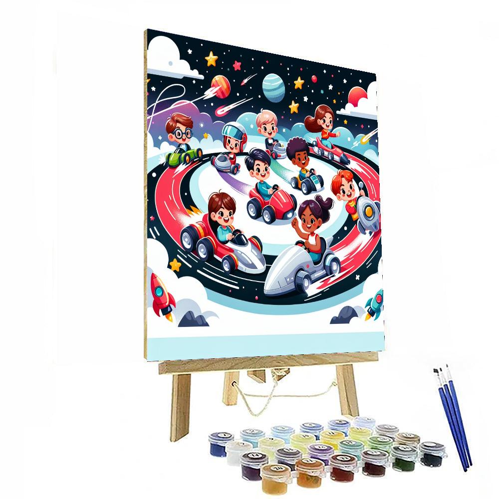 Galactic Racecourse Paint By Number