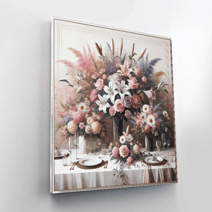 Elegant Floral Arrangements Painting By Numbers Kit