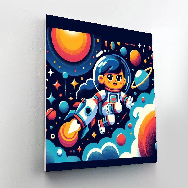 Outer Space Exploration Paint By Number