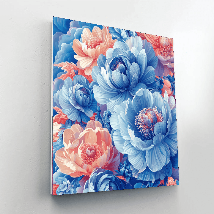 Salvador Dali Inspired Floral Metamorphosis Dreamscape  Paint By Numbers Art