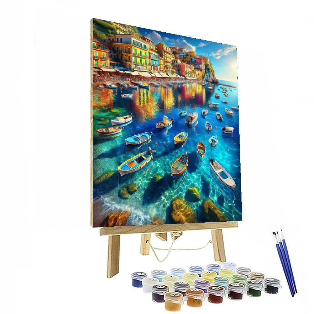 Mediterranean Coastal Charm Paint By Numbers Art