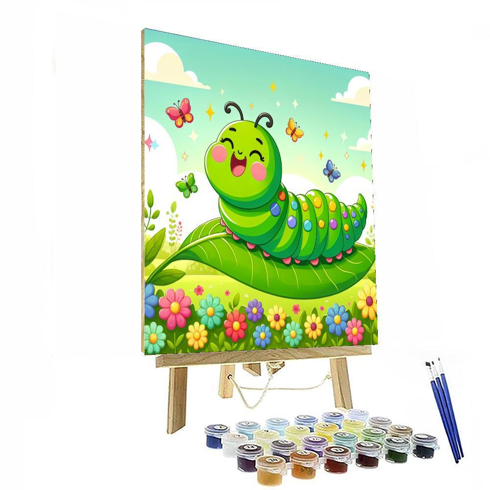 Dancing Caterpillar Paint By Color