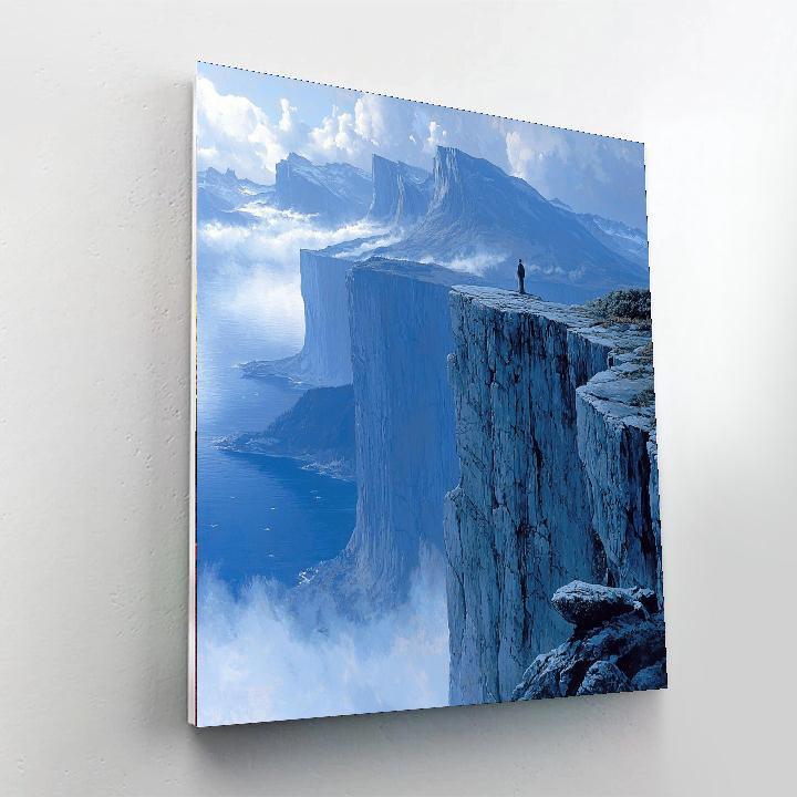 Caspar David Friedrich Inspired Nordic Landscape Enchantment  Painting By Numbers Kit