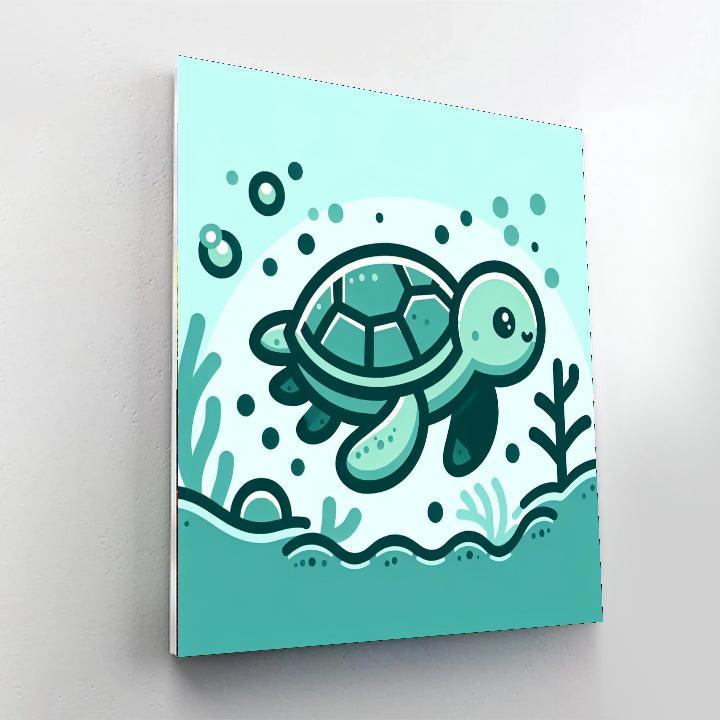 Tiny Turtle Trek Paint By Numbers Kits