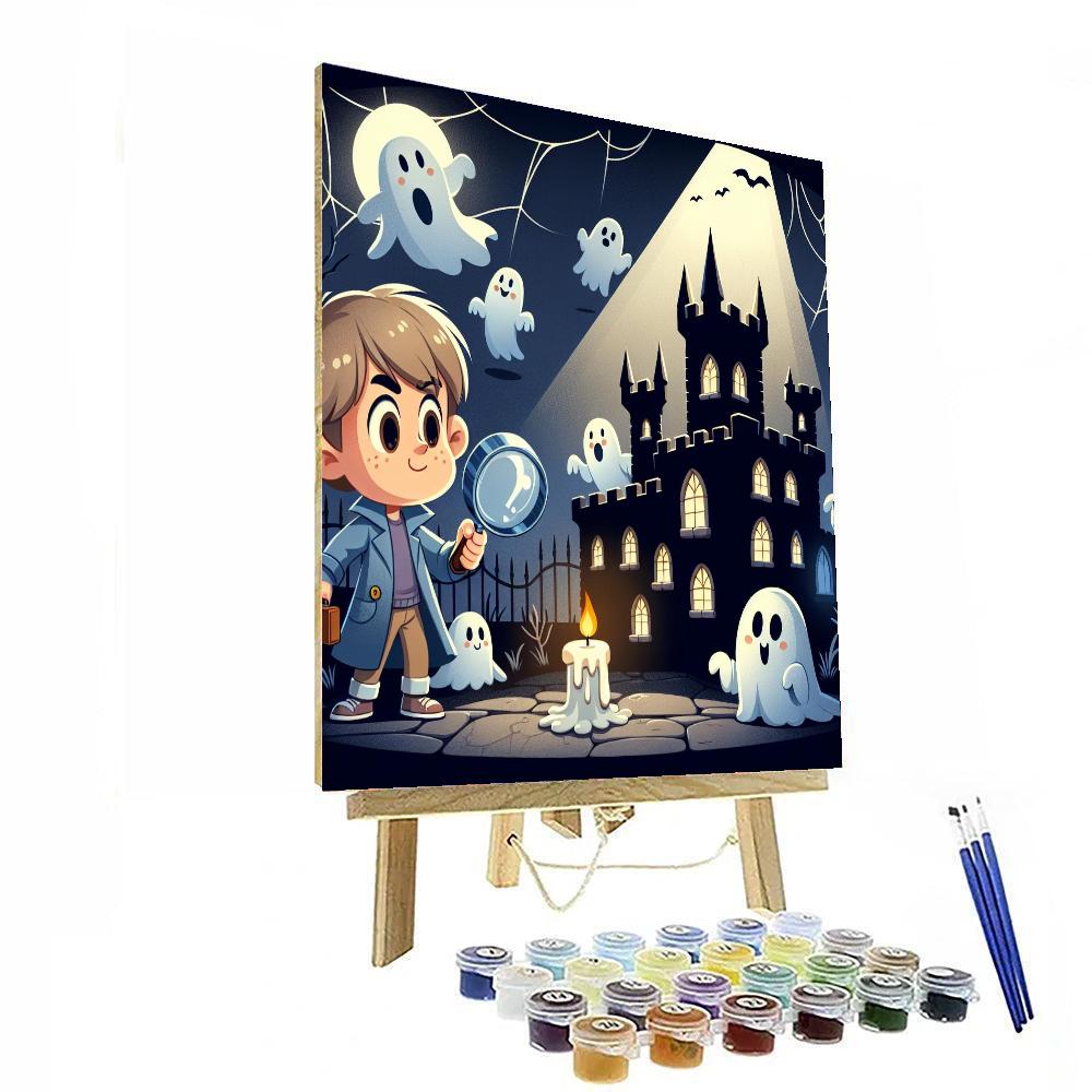 Haunted Castle Mystery Painting Number Kit