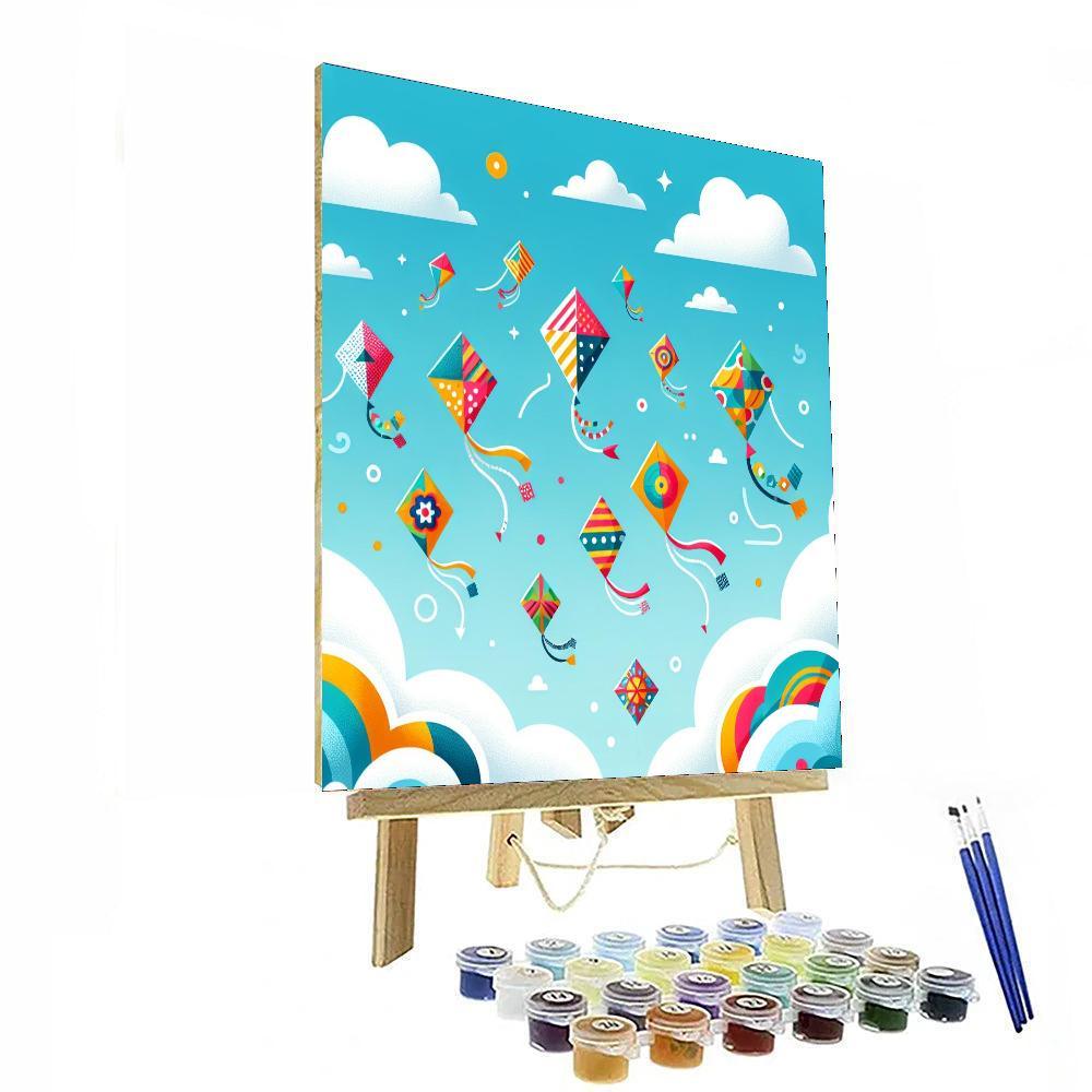 Creative Kites Paint By Numbers Art