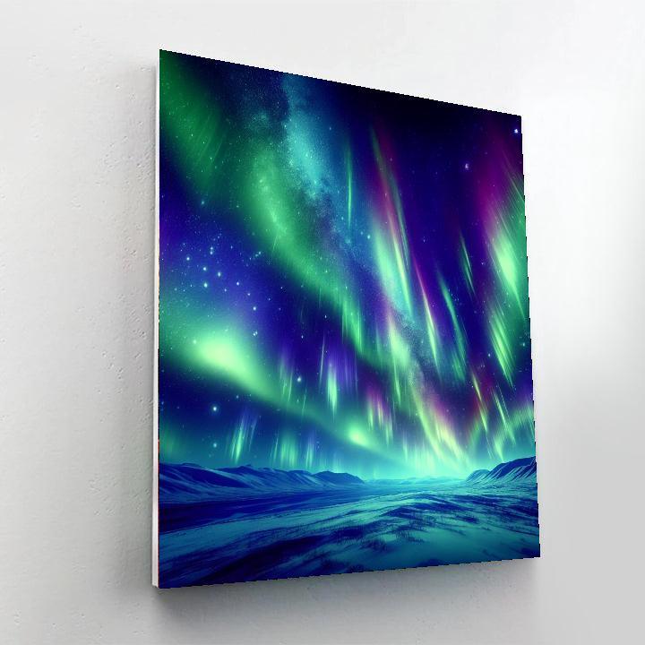 Enchanting Aurora Borealis Paint By Numbers