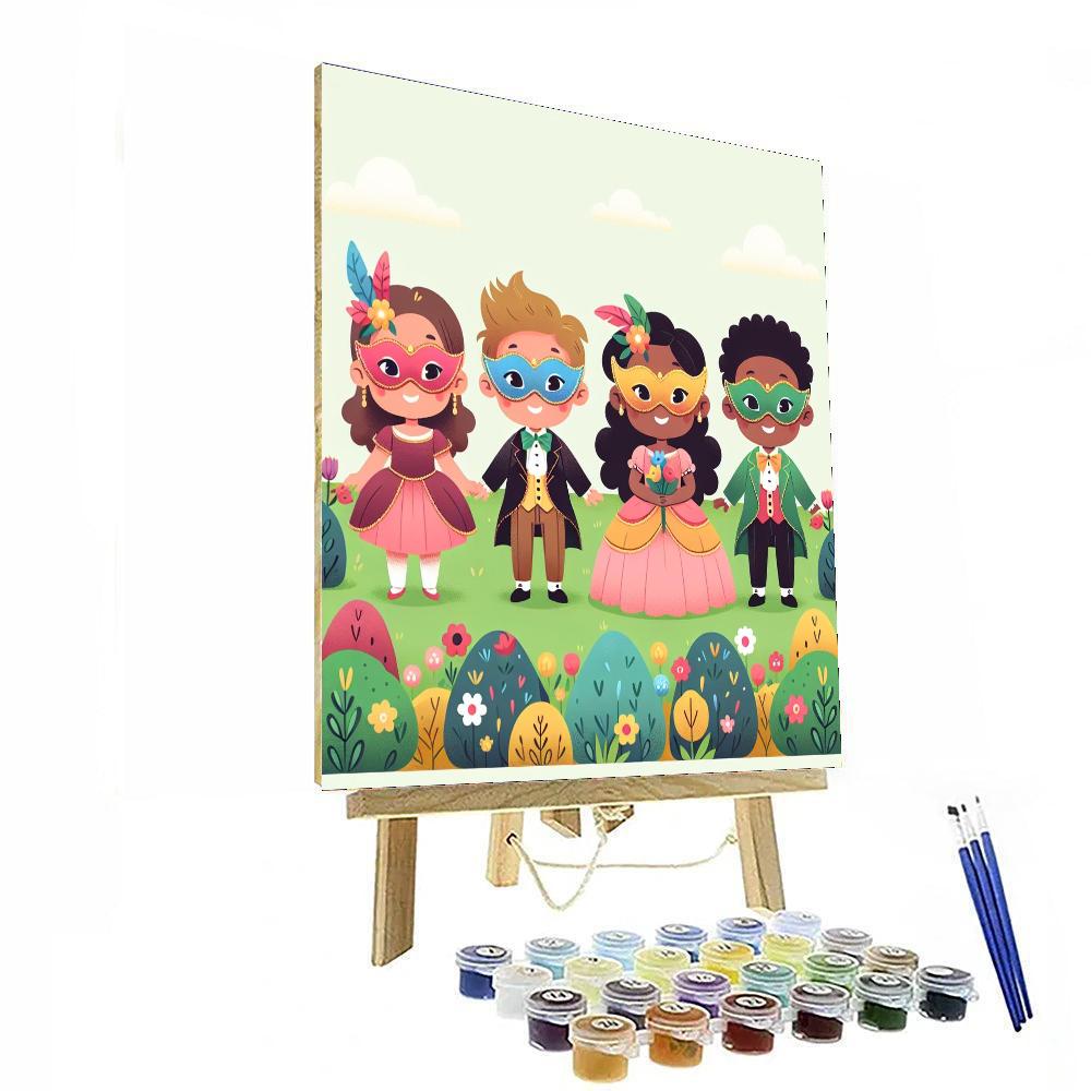 Royal Garden Masquerade Paint By Numbers