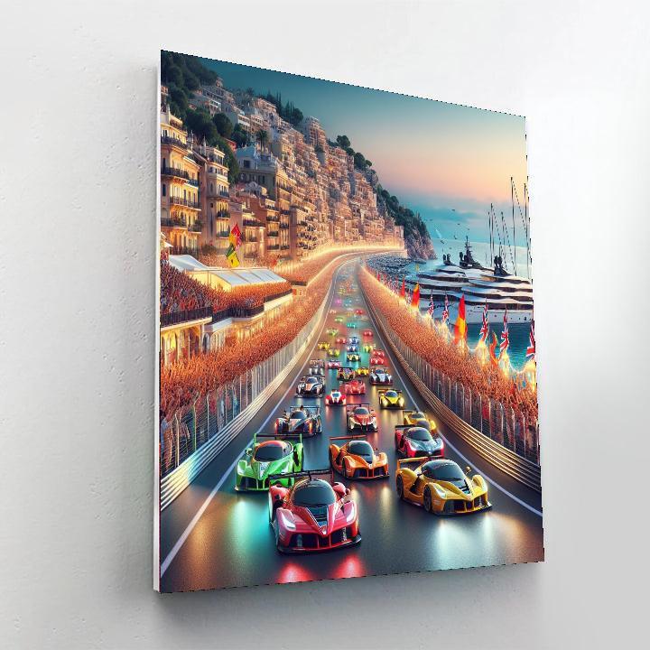 The Monaco Grand Prix Paint By Number