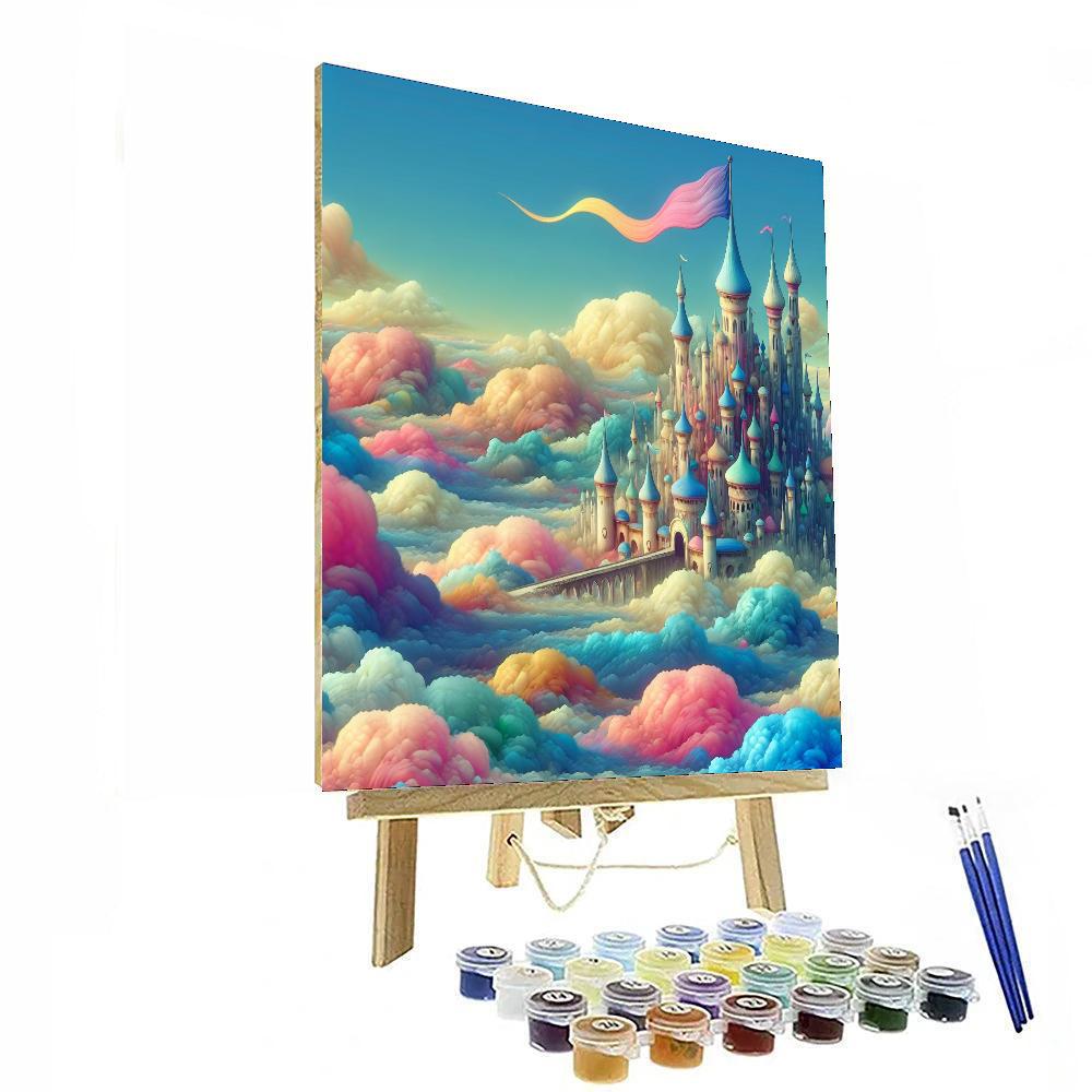 Castle In The Sky Painting Number Kit