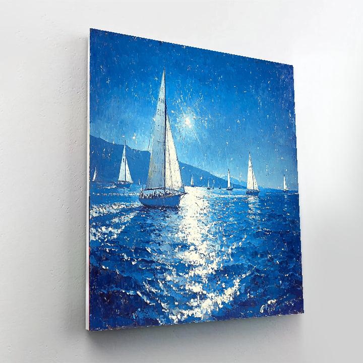 Winslow Homer Inspired Timeless Sailing  Paint By Numbers