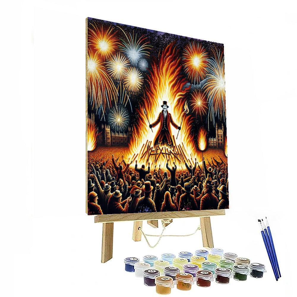 Guy Fawkes Night - United Kingdom Numbered Painting Kits