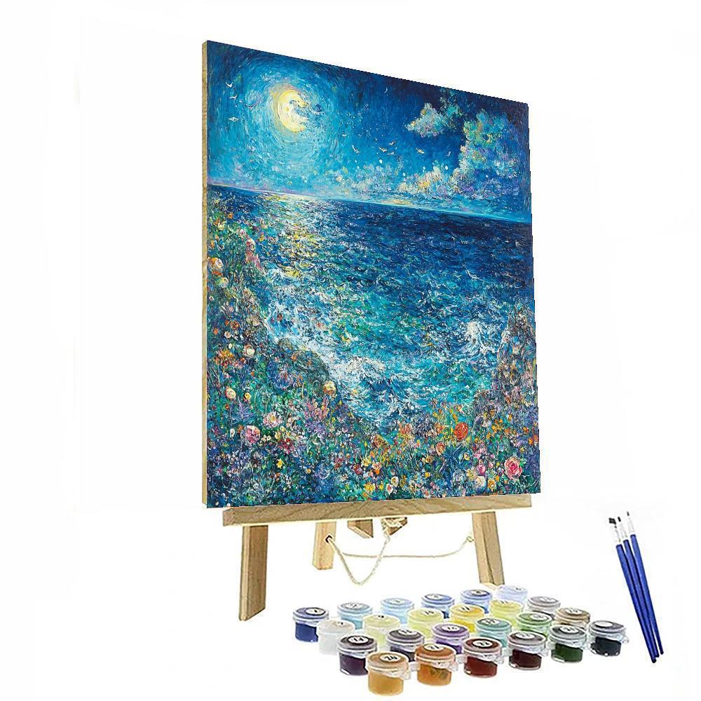 Salvador Dali Inspired Surreal Maritime Odyssey  Paint By Numbers