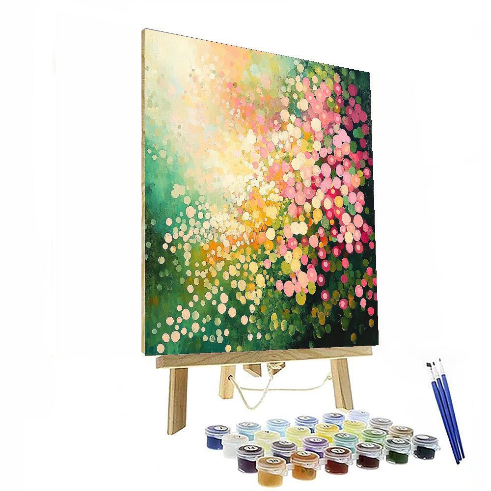 Georges Seurat Inspired Infinite Bloom  Paint By Number