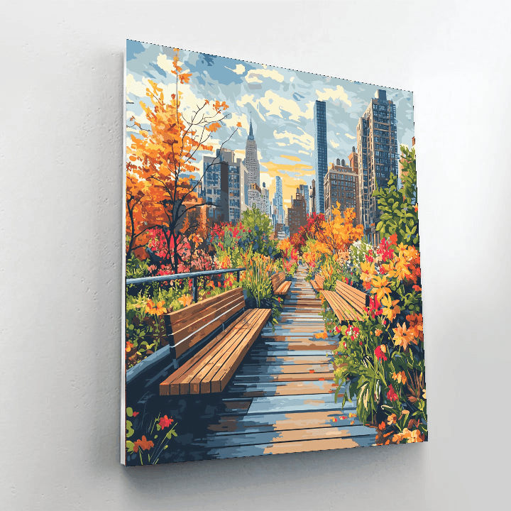 High Line - New York City Painting By Numbers Kit
