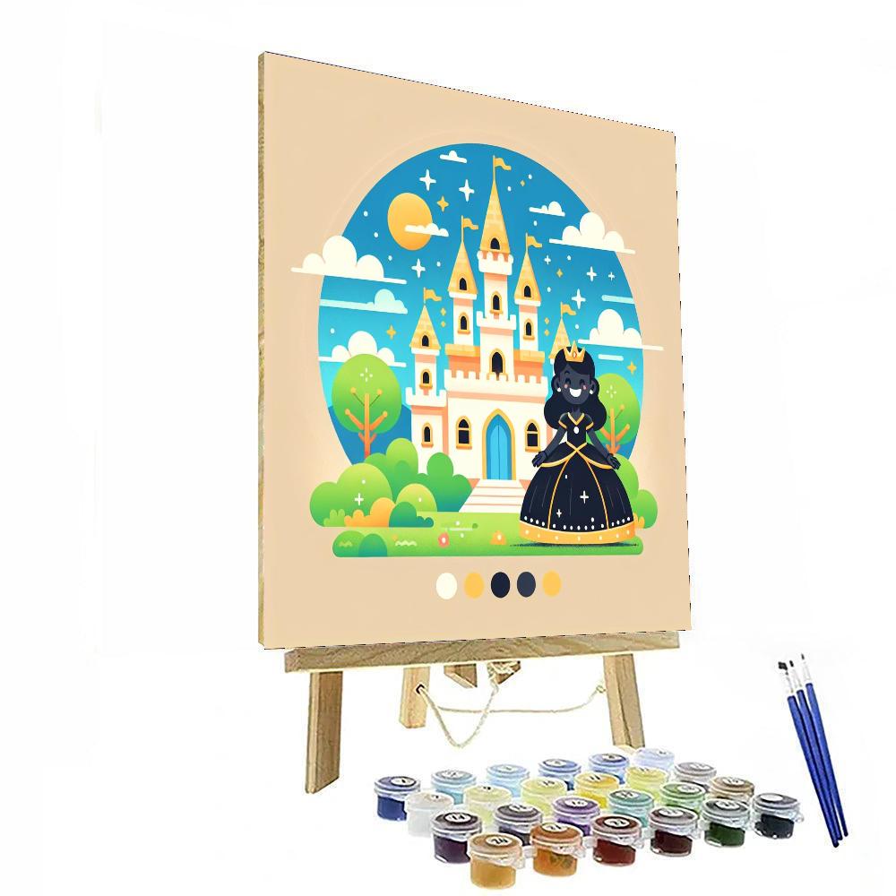 Princess Dream Palace Paint By Numbers Art