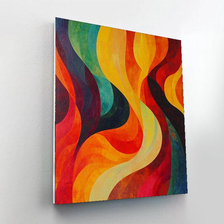 Paul Cézanne Inspired Vivid Echoes  Paint By Numbers Kits