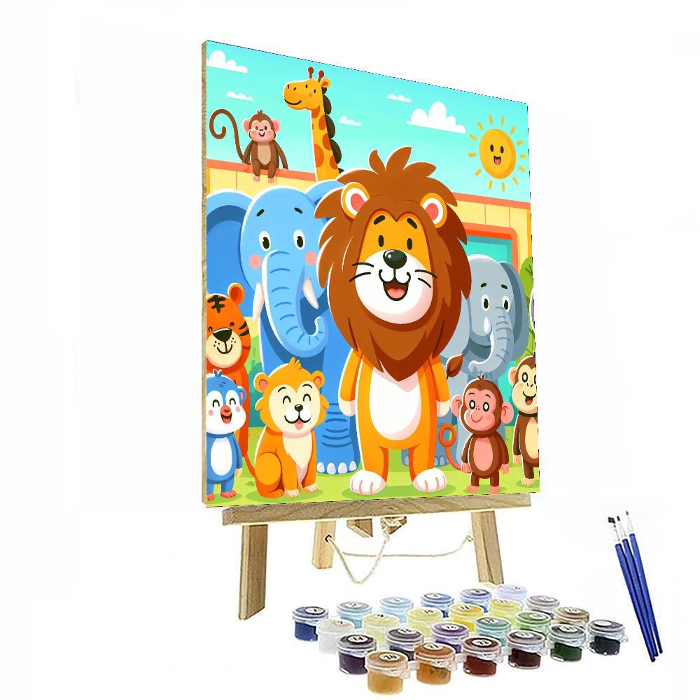 Zoo Fun Number Painting