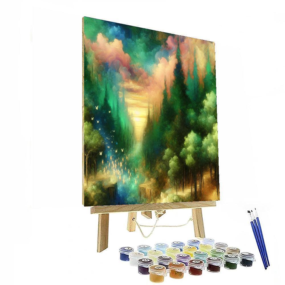 Forest Fairy Tale Dreamscape DIY Paint By Numbers