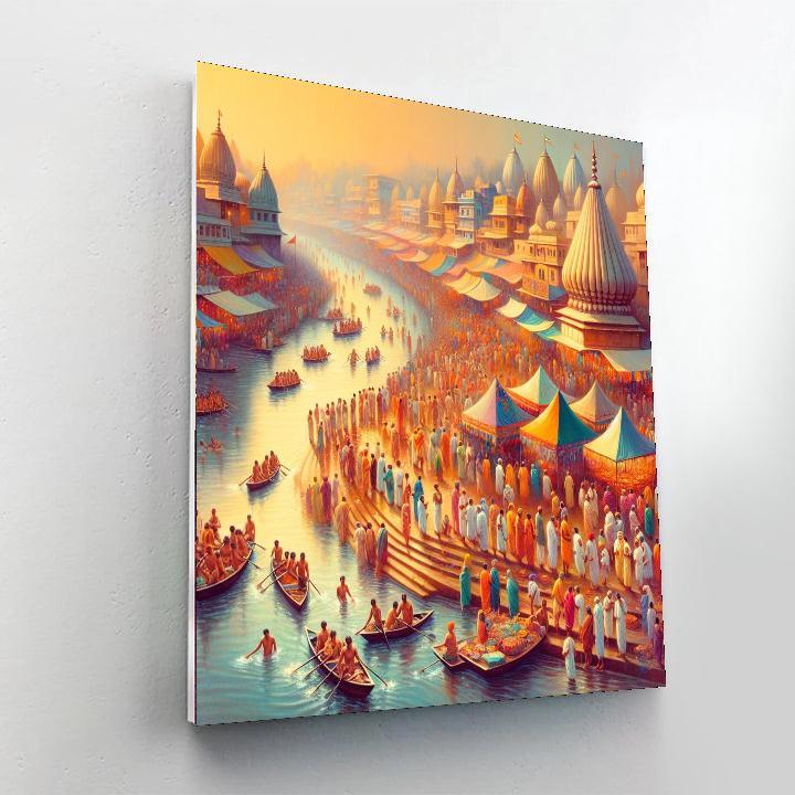 Magh Mela - India Paint By Number