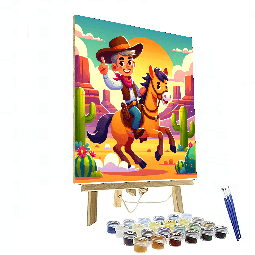 Creative Wild West Adventures DIY Paint By Numbers