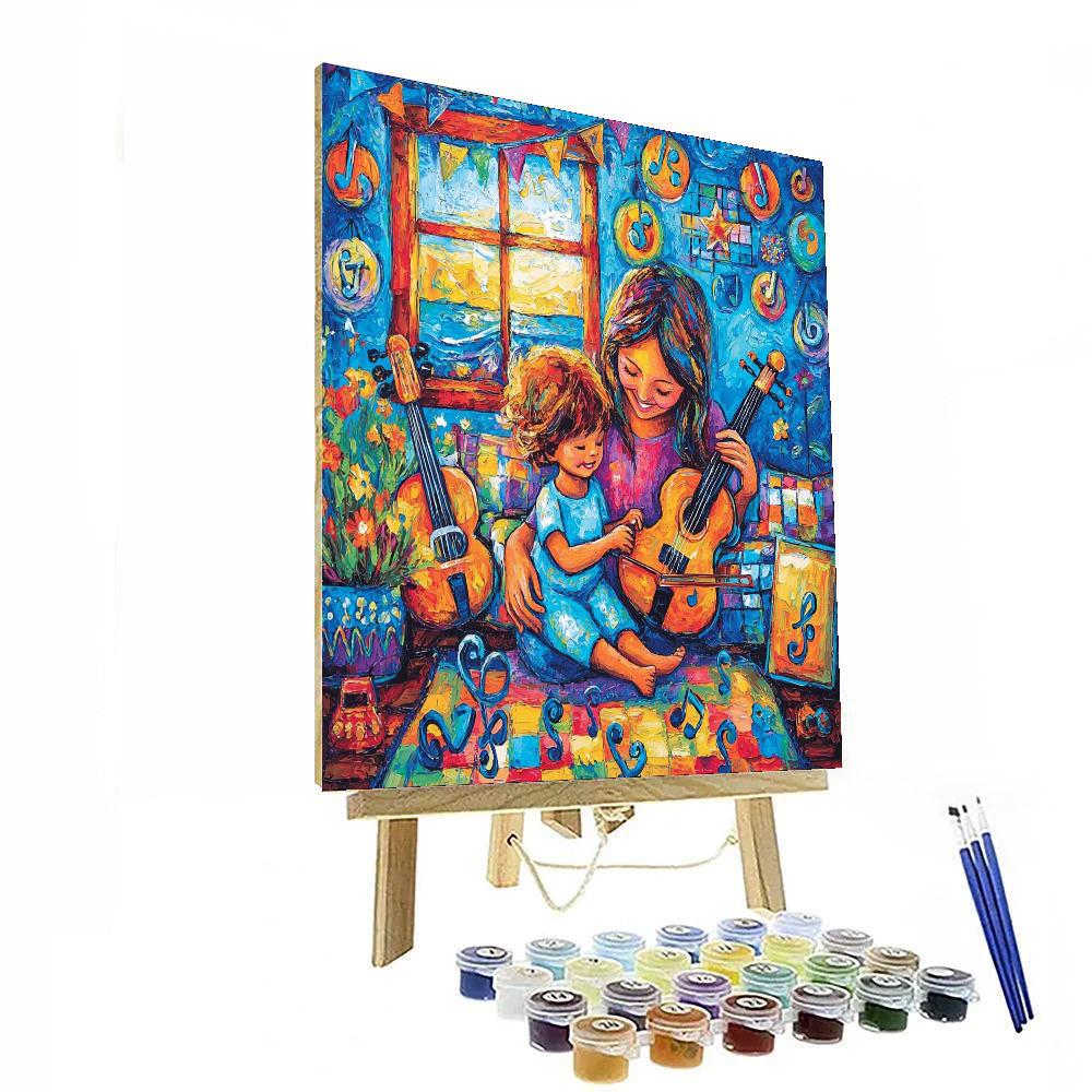 Sweet Musical Moments Painting Number Kit