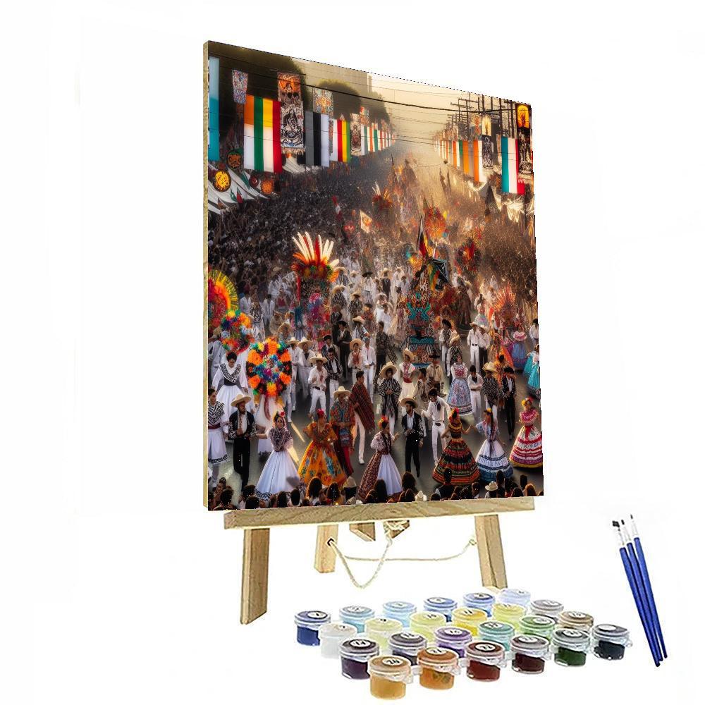 Dia De La Raza DIY Paint By Numbers