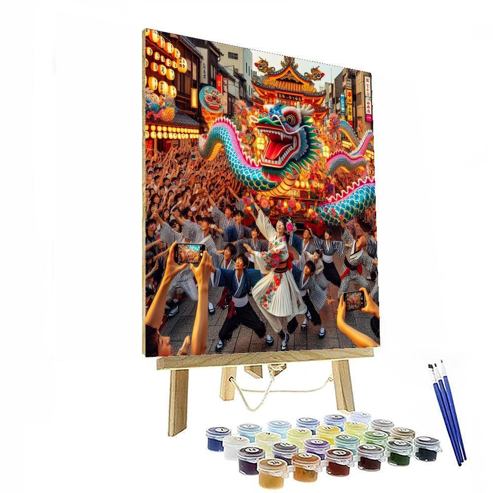 Nagasaki Kunchi Festival - Japan Paint By Numbers Art