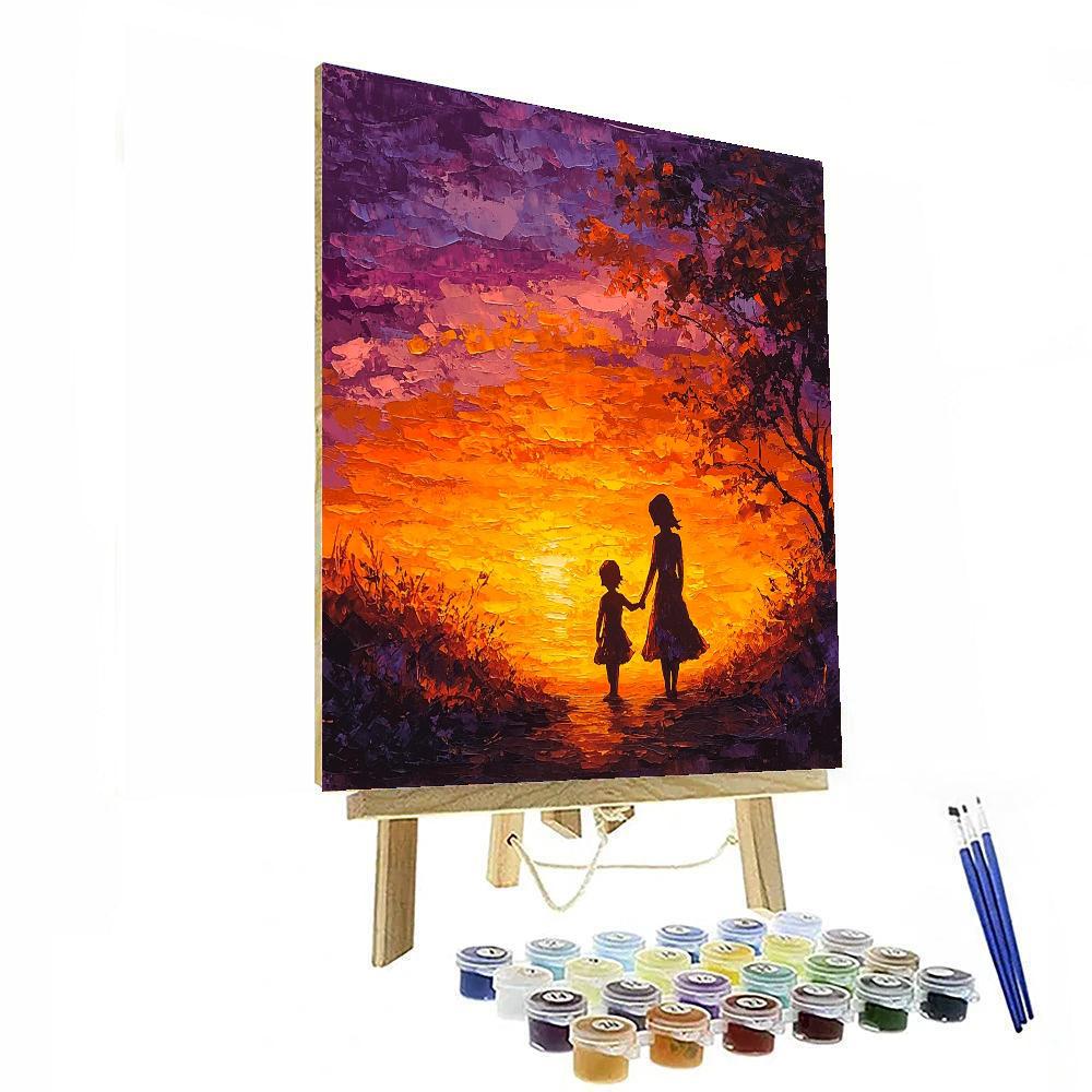 Sunset Stroll Of Love DIY Paint By Numbers