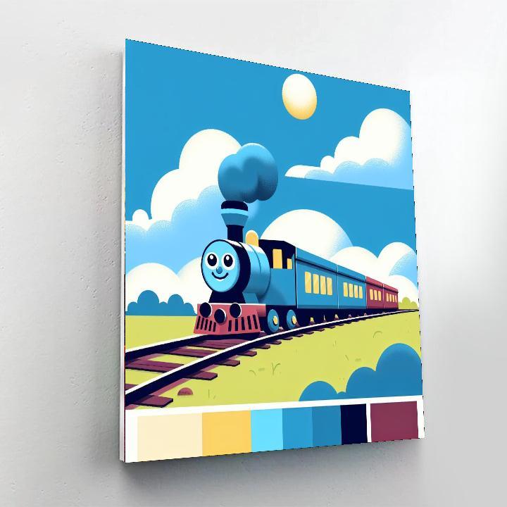 Brave Little Train Paint By Numbers Kits