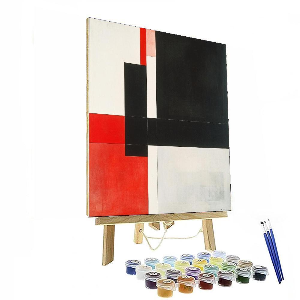 Kazimir Malevich Inspired Structural Balance  Paint By Numbers