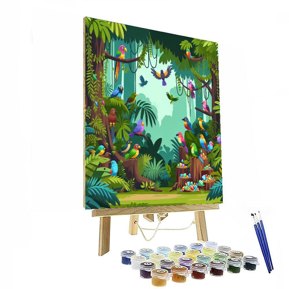 Rainforest Canopy Climb Paint By Number