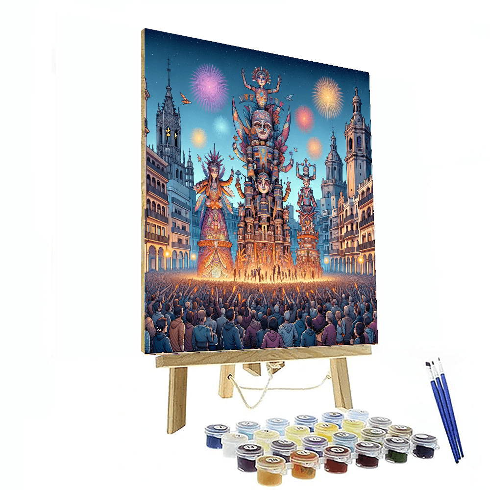 Las Fallas - Valencia, Spain Number Painting