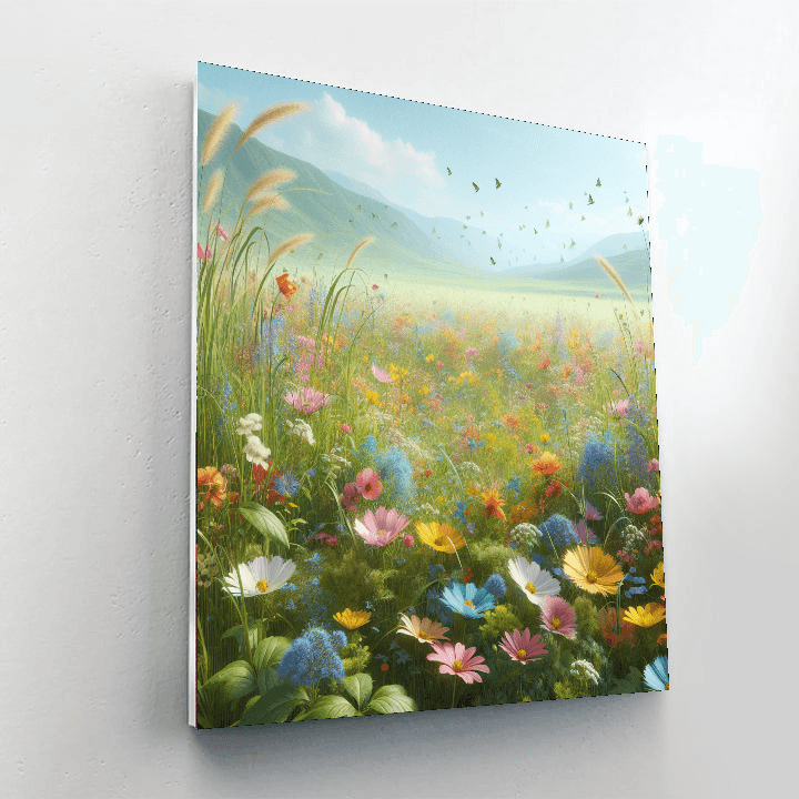Gentle Spring Meadow Painting By Numbers Kit
