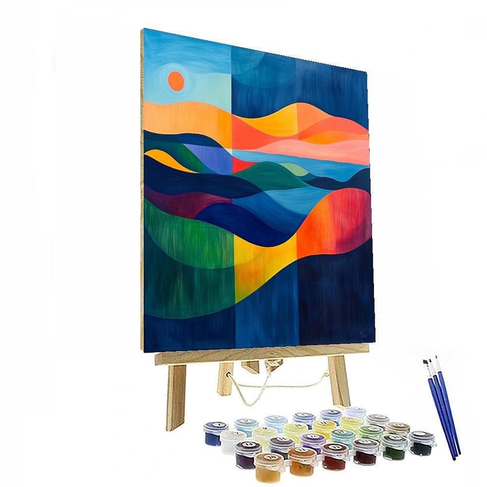 Paul Klee Inspired Chromatic Dialogue  Paint By Number