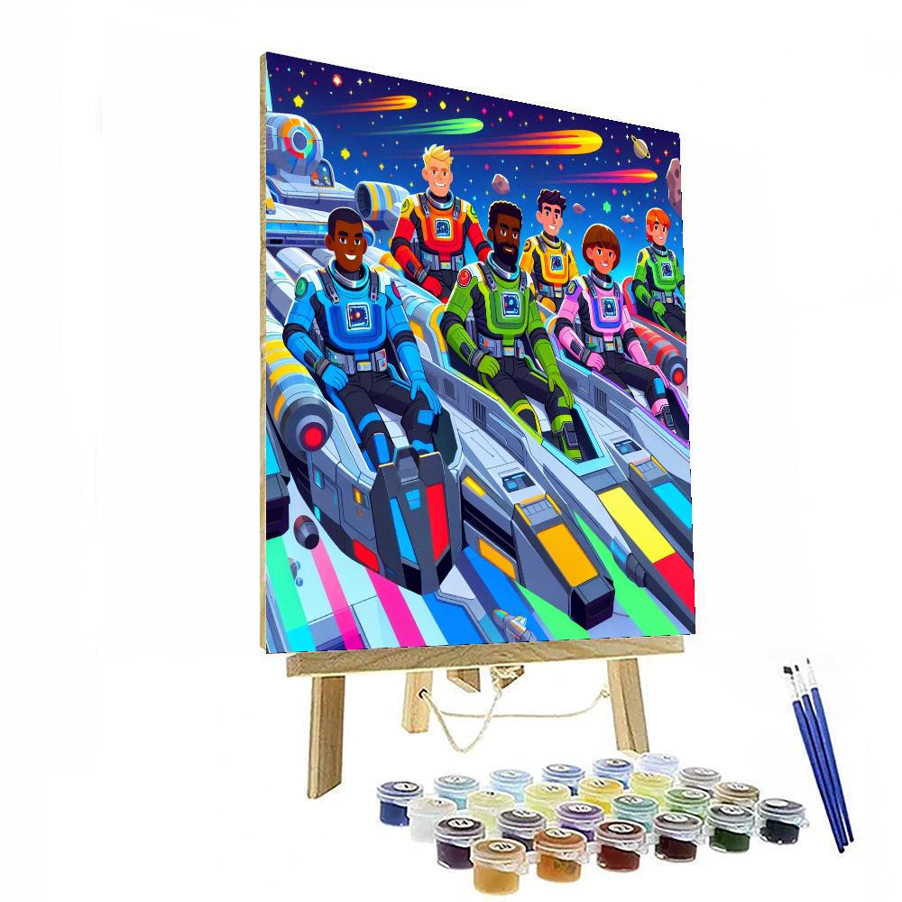 Galaxy Patrol DIY Paint By Numbers