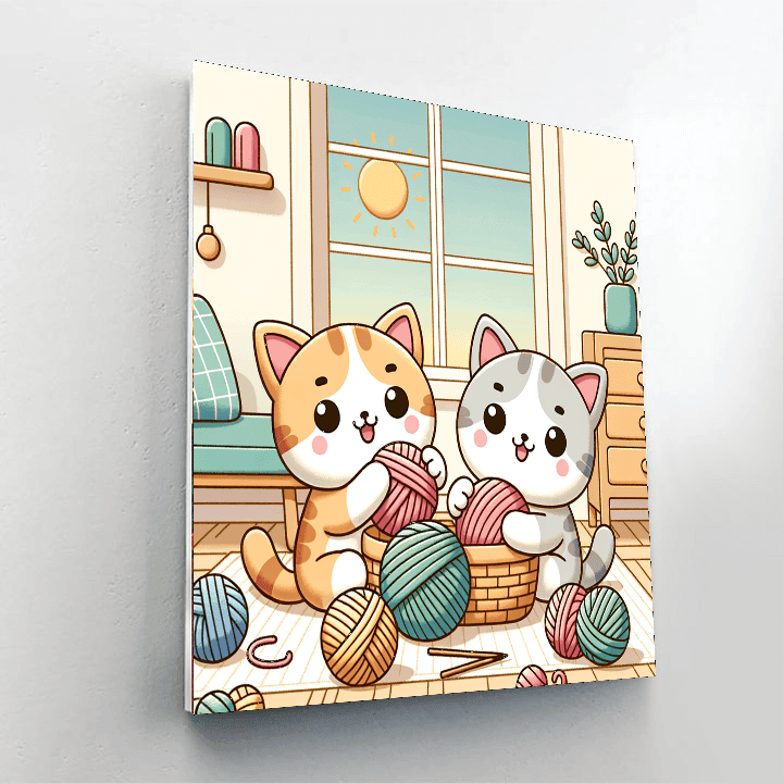 Cuddly Kittens Paint By Numbers Kits