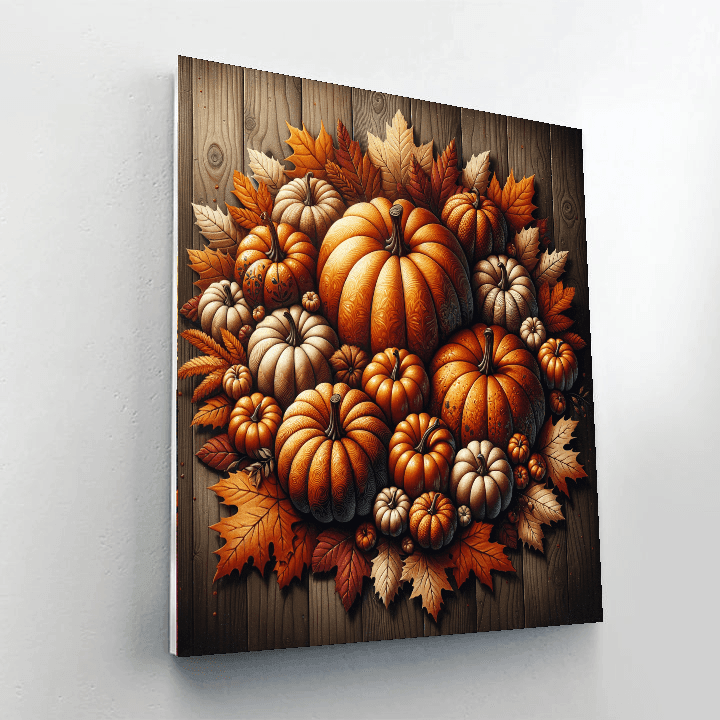 Warmth Of Autumn Harvest Paint By Number