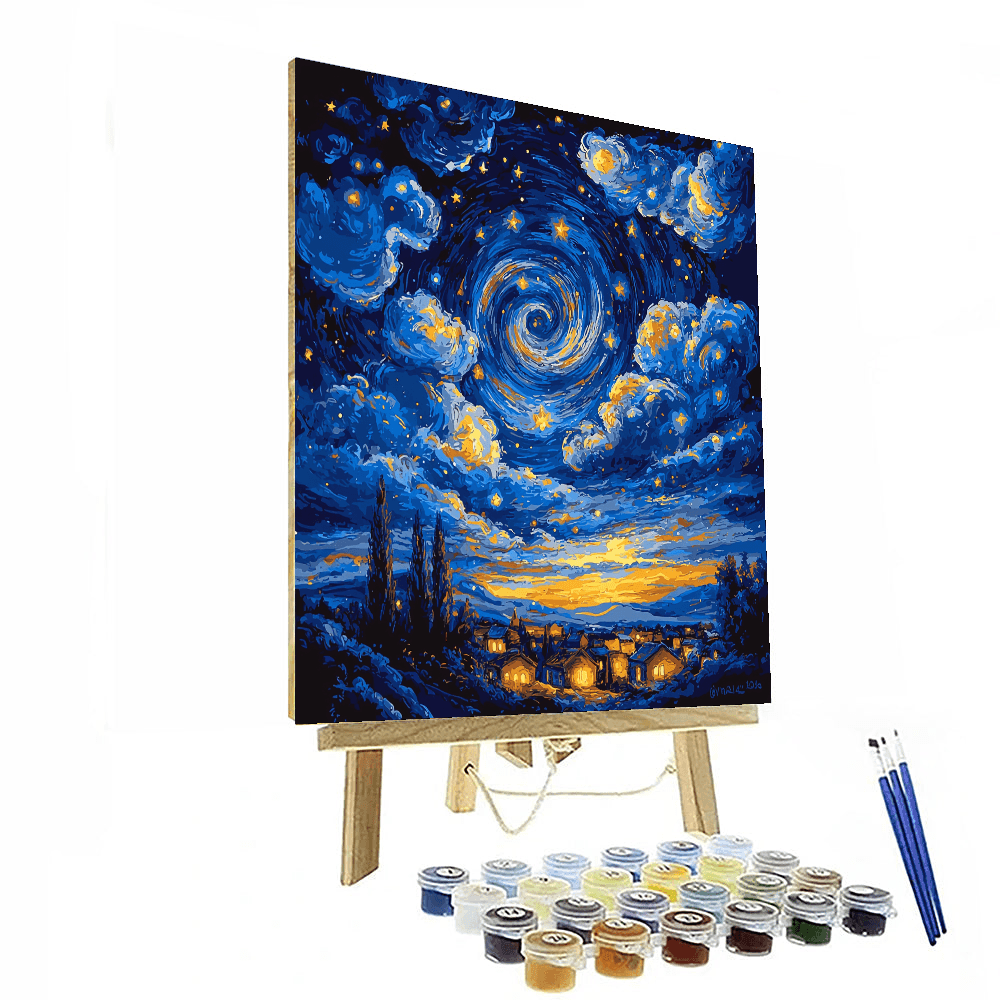 Vincent Van Gogh Inspired Starry Sky Dream  Paint By Number
