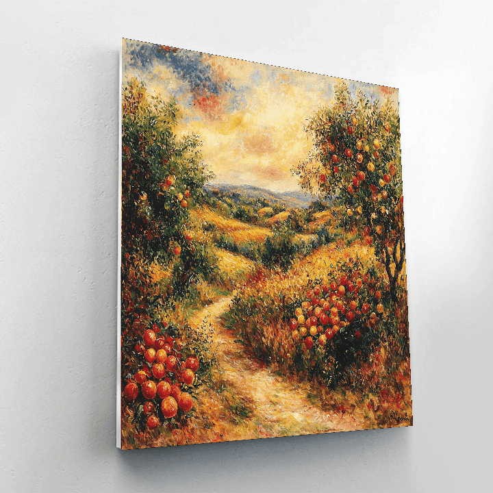 Pierre-Auguste Renoir Inspired Joyful Harvest  DIY Paint By Numbers