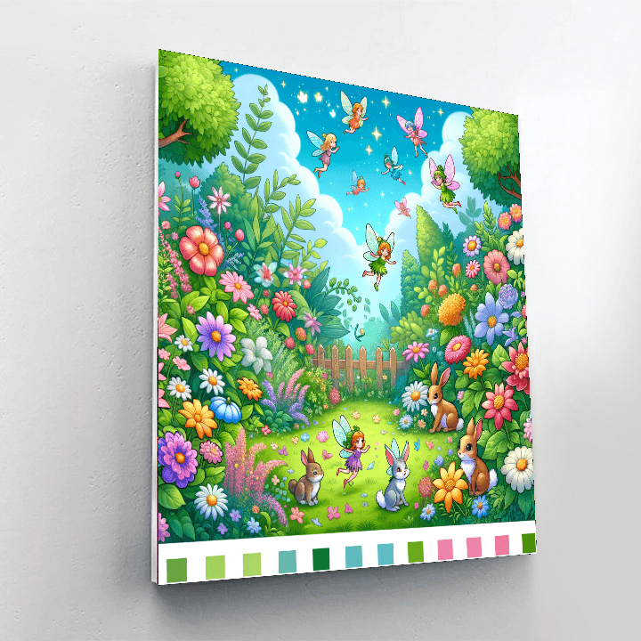 Enchanted Garden Escape Paint By Color