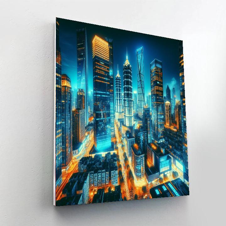 Captivating City Nights Paint By Numbers Kits