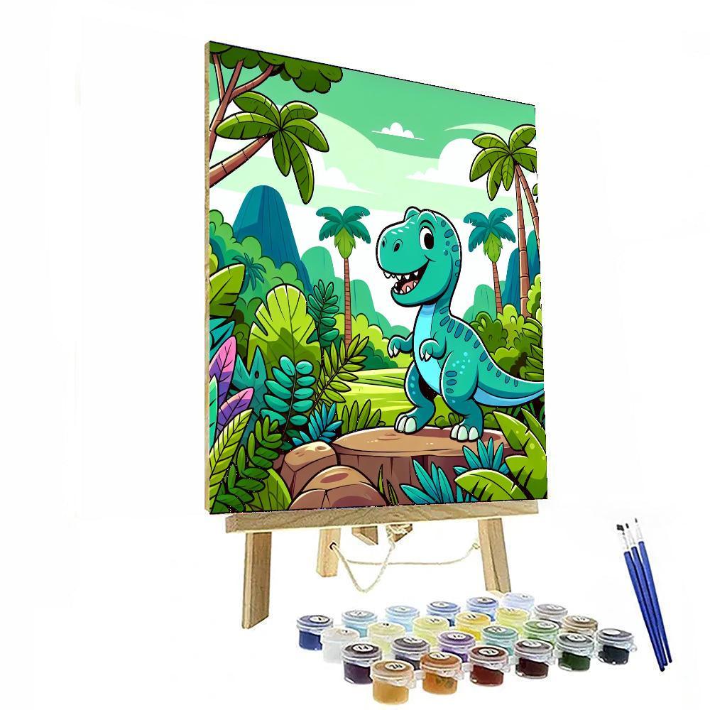 Jurassic Adventure Paint By Number