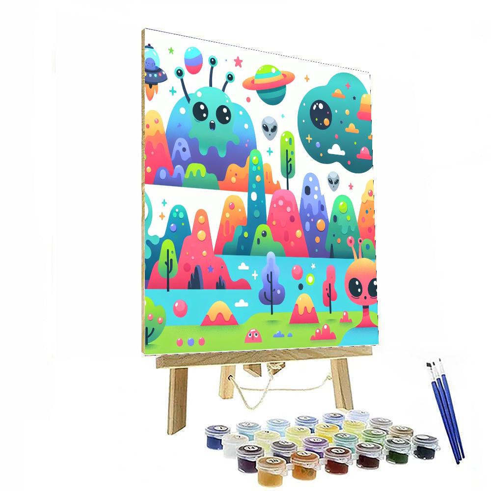 Alien World Expedition Paint By Number