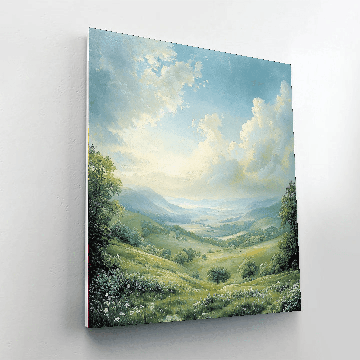 Caspar David Friedrich Inspired Ethereal Horizons  Painting By Numbers Kit