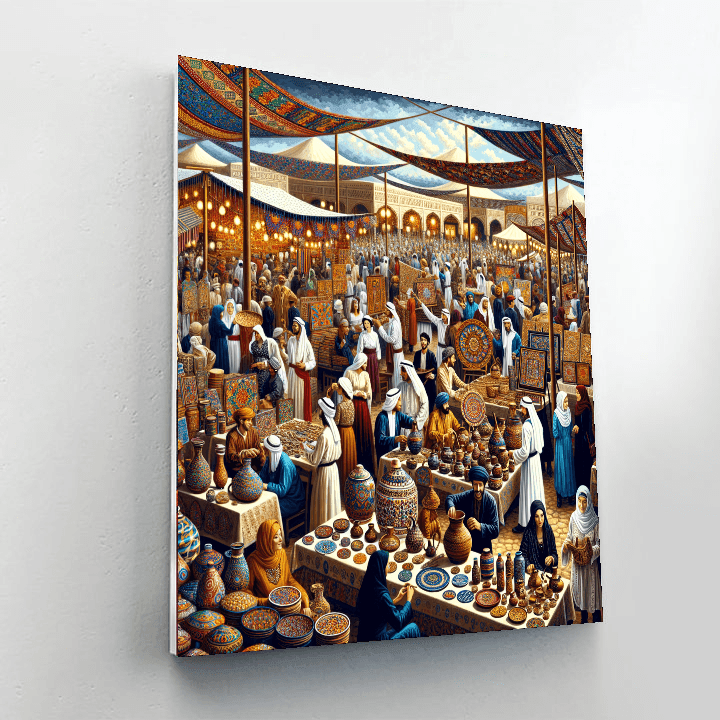 The Santa Fe Indian Market Paint By Color