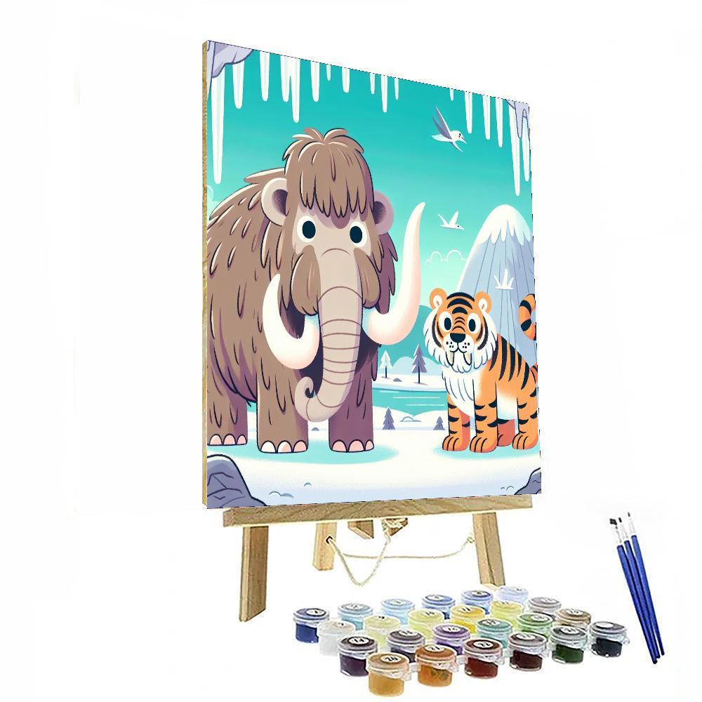 Ice Age Exploration Painting Number Kit