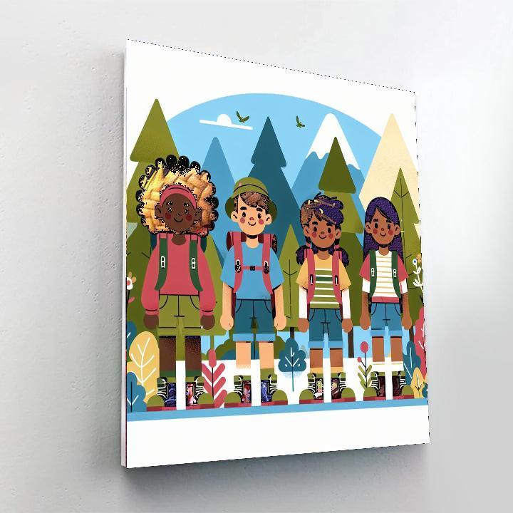 Explorers In The Wild Paint By Number