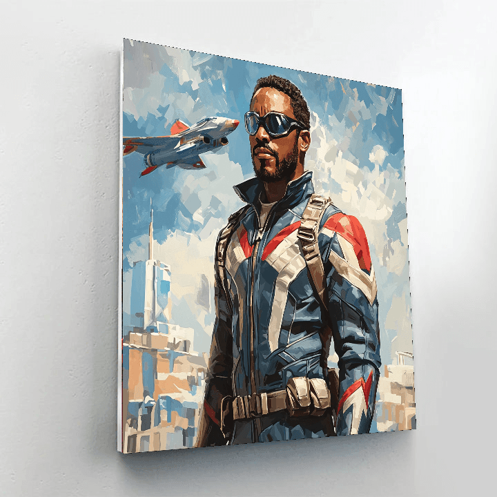 Anthony Mackie: The Unbreakable Spirit Of Falcon Painting By Numbers Kit